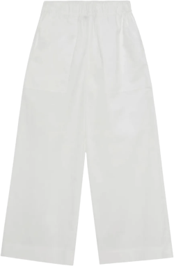 Olly double-waistband trousers