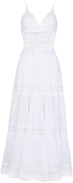 Cindy guipure-lace maxi dress