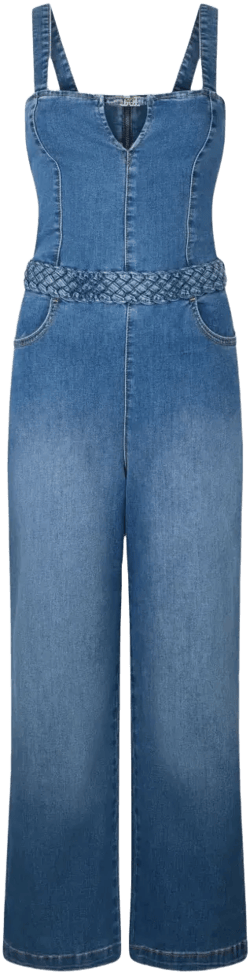 denim jumpsuit