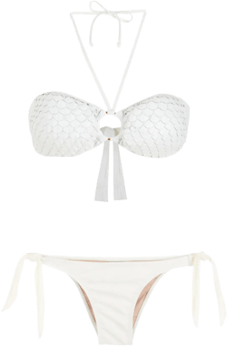 halter-neck bikini set