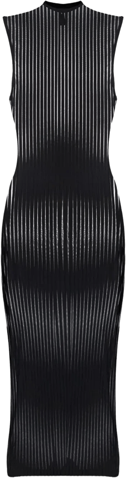 Bande à Part striped midi dress