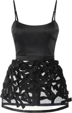 bow-embellished satin dress