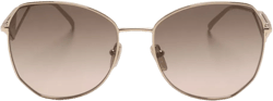 gradient oversized-frame sunglasses