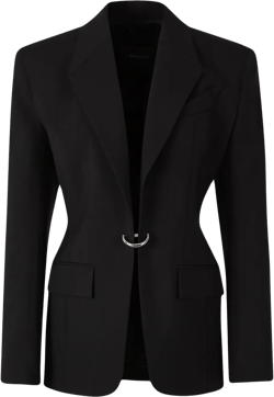 pierced tailored blazer