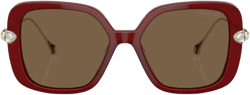 crystal-embellished butterfly-frame sunglasses