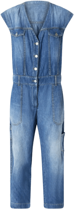 denim jumpsuit