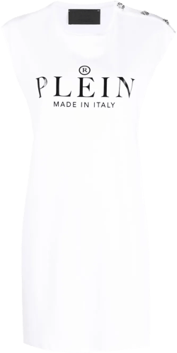 logo print T-shirt dress