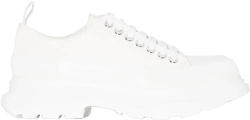 round-toe cotton sneakers 