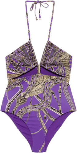 Cut Out Halter one-pieces