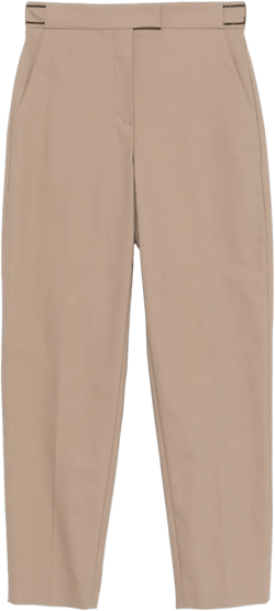 Monili chain-detail trousers