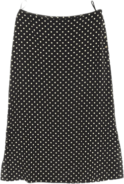 2000s polka dot-print skirt