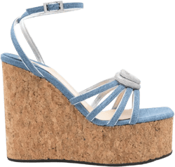 125mm heart-appliqué sandals 