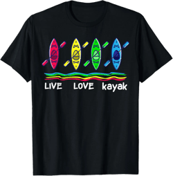 Cool Kayaks Shirt for Outdoor Funny Kayaking Boating T-Shirt
