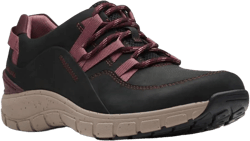 Clarks Women's Wave Range Ap Sneaker 9.5 Black Combi
