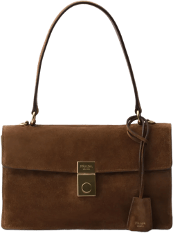 medium suede shoulder bag