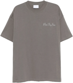 embroidered-logo T-shirt