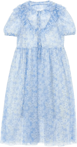 floral-print dress