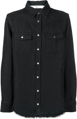 press-stud fastening detail shirt