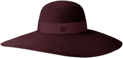 Blanche felt capeline hat