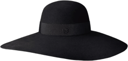 Blanche fur felt hat