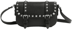 studded leather phone bag
