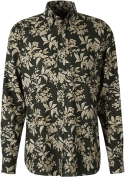floral-print shirt