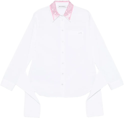 knot-detail shirt