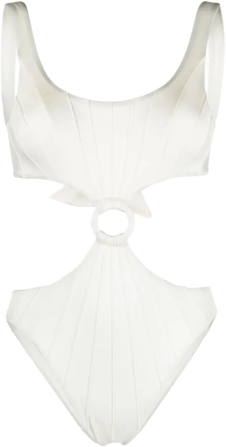 cut-out swimsuit