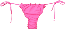 ruffle trim bikini bottom