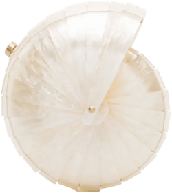 Sirena shell clutch bag