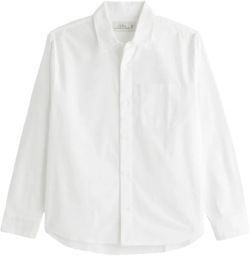 Summer Linen-Blend Button-Up Shirt