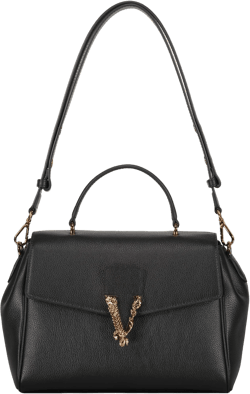 Versace Women's Black Leather Crossbody Bag