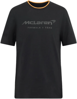 Castore McLaren F1 Kids Core Essentials Logo T-Shirt (Black, XL)