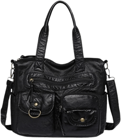 Hobo Handbag and Purses for Women,Top Handle Satchel Purse Tote Shoulder Bags Faux Leather for Ladies
