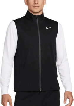 Nike Men's Storm-FIT ADV Full-Zip Golf Vest, Black, MEDIUM