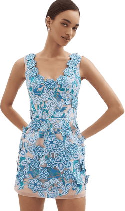 Helsi Rosana 3D Floral Mini Dress