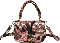 Etro Mini Bond Metallic Floral Quilted Crossbody Bag