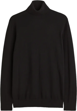 Slim Fit Fine-knit Turtleneck Sweater