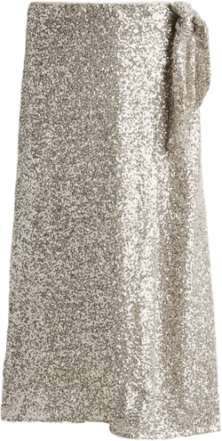 Sequined Wrap Skirt