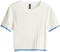 Cable-Knit Top
