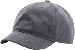 Short Brim Unconstructed Soft Cotton Plain Baseball Cap Adjustable Washed Low Profile Dad Hat for Men Women