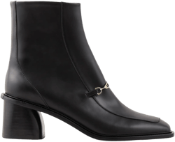 SANDRO Leather ankle boots