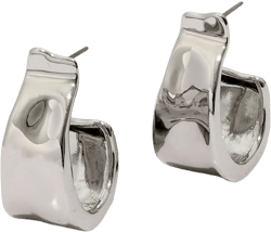 Alexis Bittar Molten Ribbon Hoop Earrings