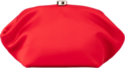 Olga Berg Karina Satin Frame Clutch
