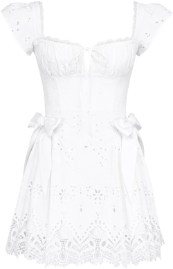 HOUSE OF CB Giglio Eyelet Minidress
