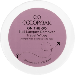 On the Go Nail Lacquer Remover Wipes, Rainbow Bouquet, 30 Pieces | Handbag-friendly | Enriched with Olive Oil | Biodegradable.
