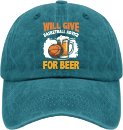 Basketball Dad Mens Baseball Cap Athletic Hats for Women Baseball Cap Light Weight Ponytail Baseball Hat