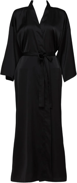 LONG Satin Kimono Robe for women Bride and Bridesmaid Dressing robe for Wedding Party 6040