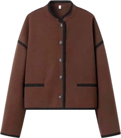 Akklian Women Vintage Floral Print Quilted Puffer Jacket Winter Open Front Lightweight Belted Padded Coat Outwear with Pocket