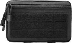 2 Pack 1000D Laser Cut Molle Pouches - Tactical Compact Water-Resistant Utility Admin Pouch for Vest Backpack Duty Belt Tactical Vests